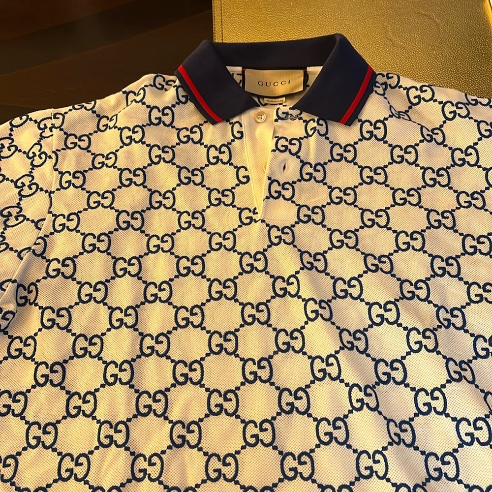 Gucci GG slim polo shirt men’s